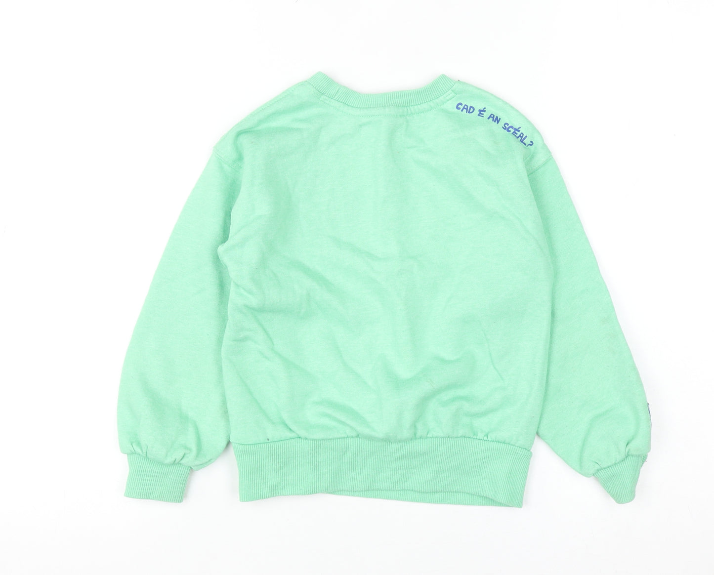 Leigh Tucker Willow Boys Green 5-6 Years Pullover St Patrick’s Day Sweatshirt