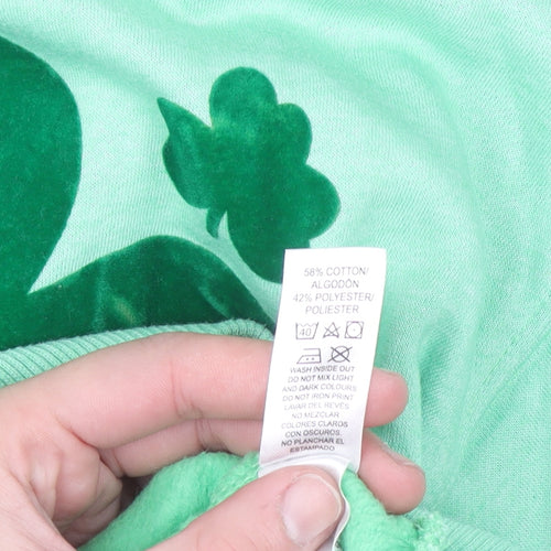 Leigh Tucker Willow Boys Green 5-6 Years Pullover St Patrick’s Day Sweatshirt