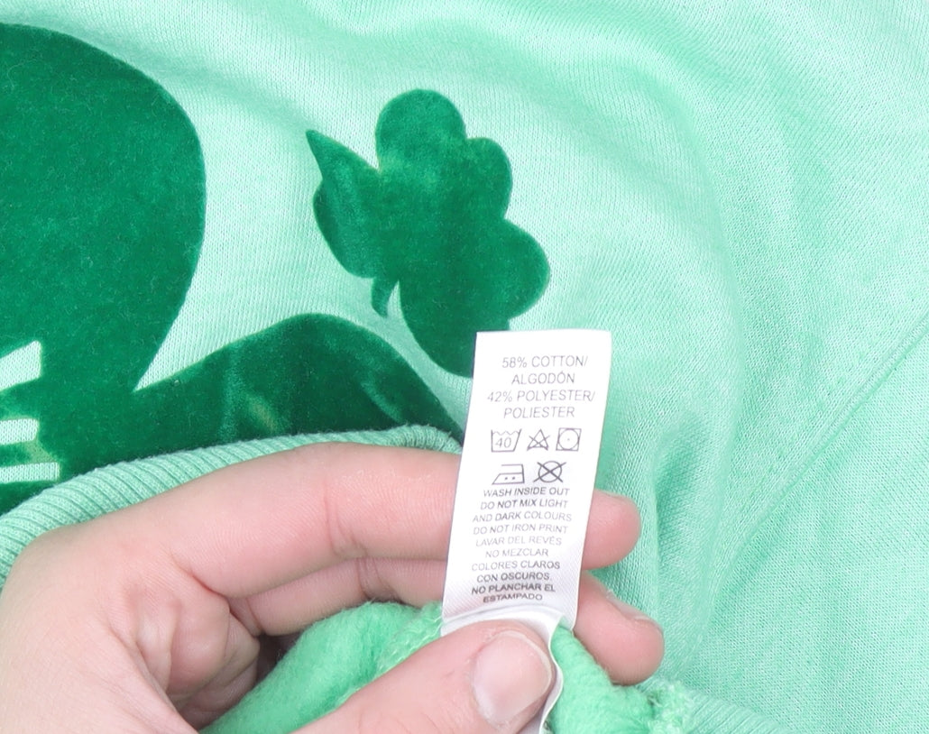 Leigh Tucker Willow Boys Green 5-6 Years Pullover St Patrick’s Day Sweatshirt