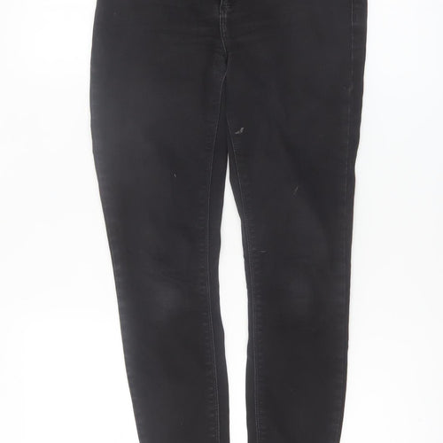 River Island Womens Black Skinny Jeans Size 10 Slim Fit Denim