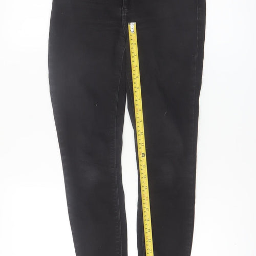 River Island Womens Black Skinny Jeans Size 10 Slim Fit Denim