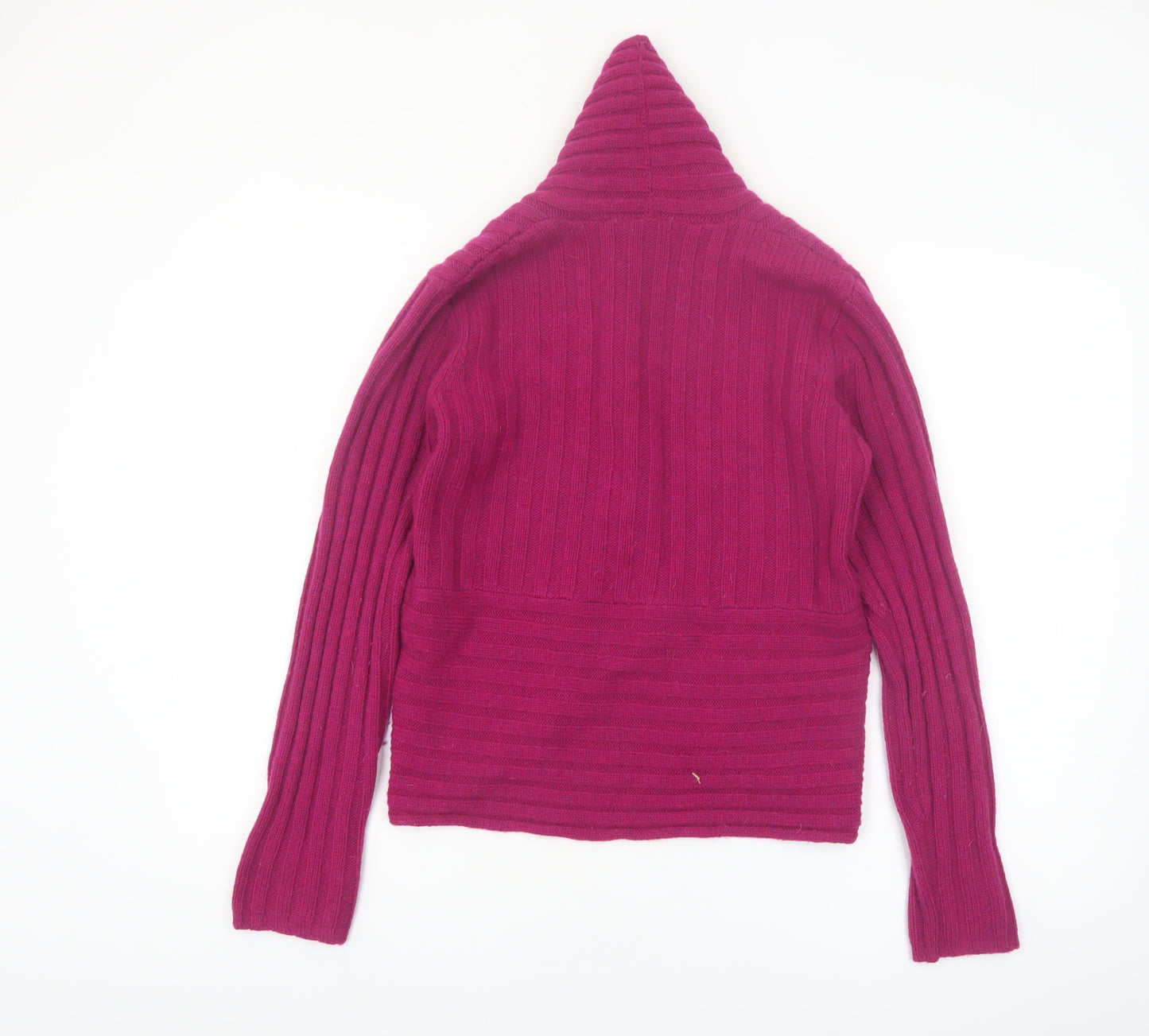 Stanfield Womens Pink Wool Blend Cardigan Jumper Size L