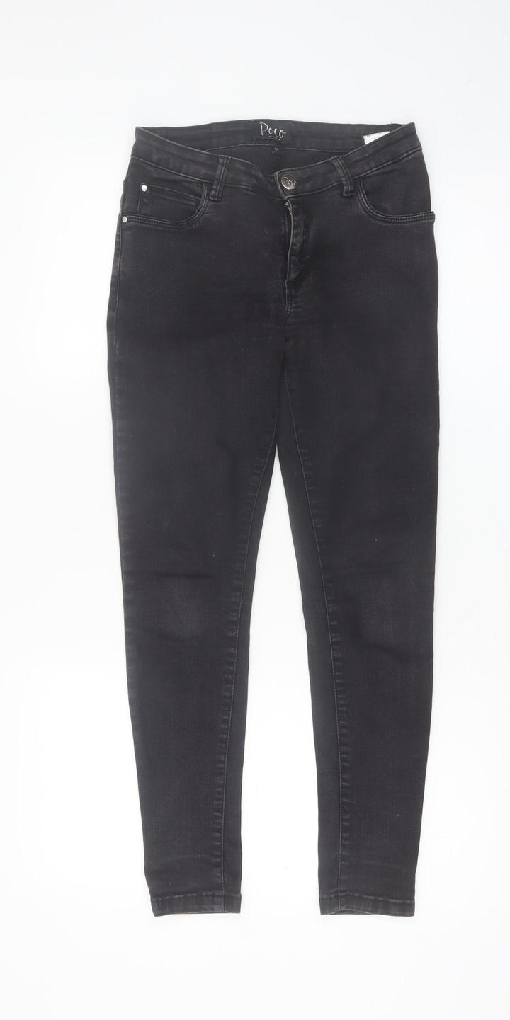Poco by Pippa Women's Black Slimmer Skinny Jeans Size 8S