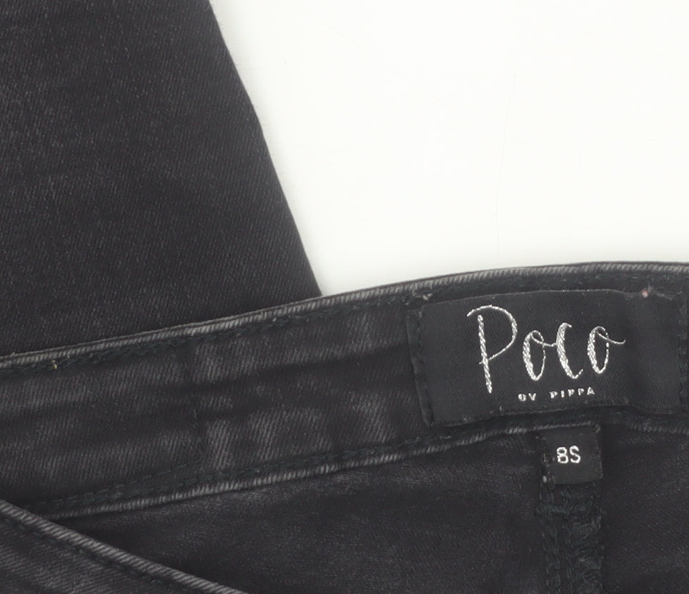 Poco by Pippa Women's Black Slimmer Skinny Jeans Size 8S