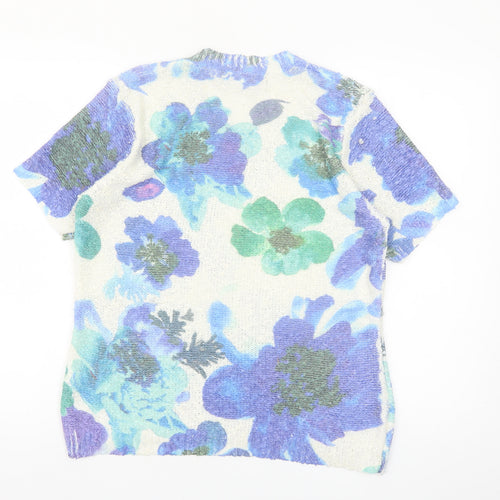 Paco Boutique Women’s Multicoloured Floral Knit Top Size 14