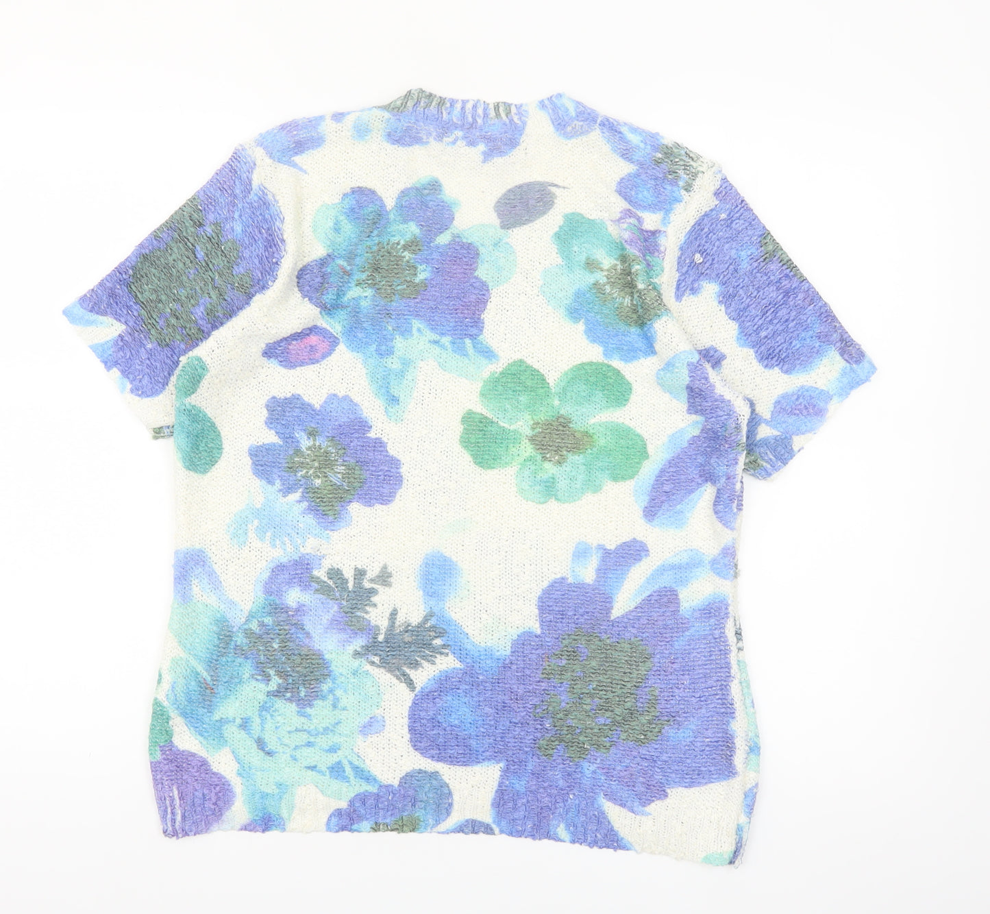 Paco Boutique Women’s Multicoloured Floral Knit Top Size 14