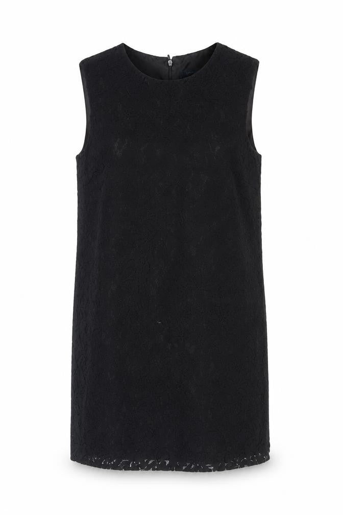 French Connection Women's Black Lace Shift Dress Size 6