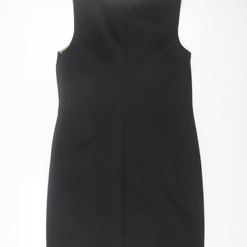 Ronni Nicole Women's Black Size 12 Sheath Dress Sleeveless Formal