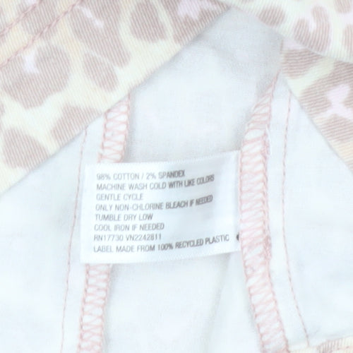 Wild Fable Women’s Beige Leopard Print High Rise Short Skirt Size 8