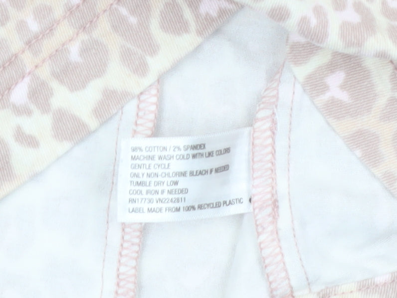 Wild Fable Women’s Beige Leopard Print High Rise Short Skirt Size 8