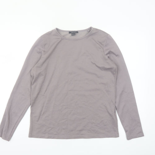 Esmara Women’s Grey Long Sleeve Basic Jersey Top Size S