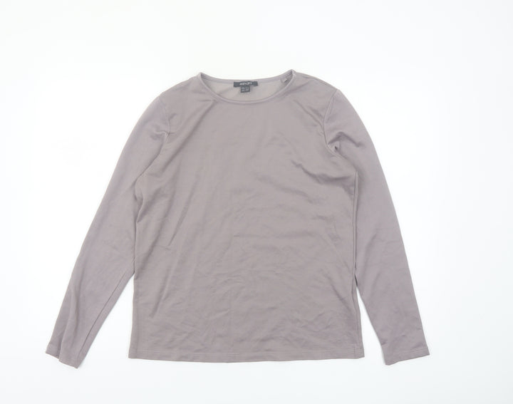 Esmara Women’s Grey Long Sleeve Basic Jersey Top Size S