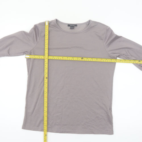 Esmara Women’s Grey Long Sleeve Basic Jersey Top Size S