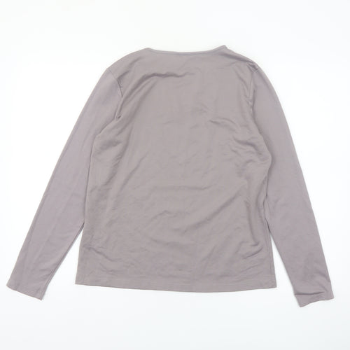 Esmara Women’s Grey Long Sleeve Basic Jersey Top Size S