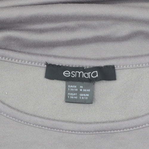 Esmara Women’s Grey Long Sleeve Basic Jersey Top Size S