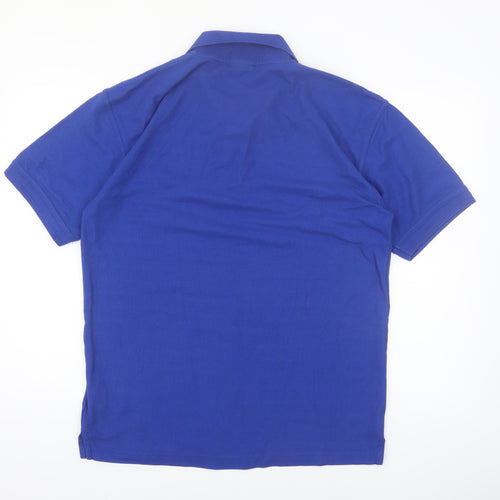 Portwest Men's Blue Short Sleeve Regular Fit Work Polo Shirt M