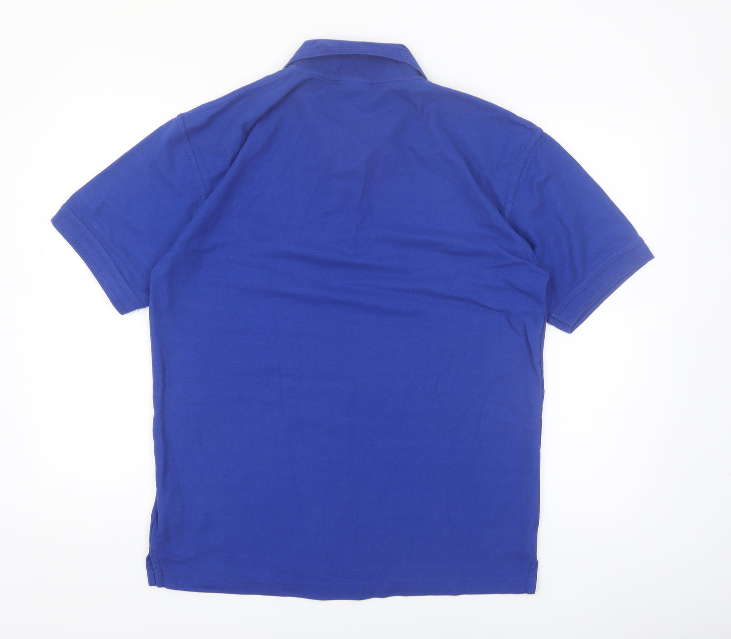 Portwest Men's Blue Short Sleeve Regular Fit Work Polo Shirt M
