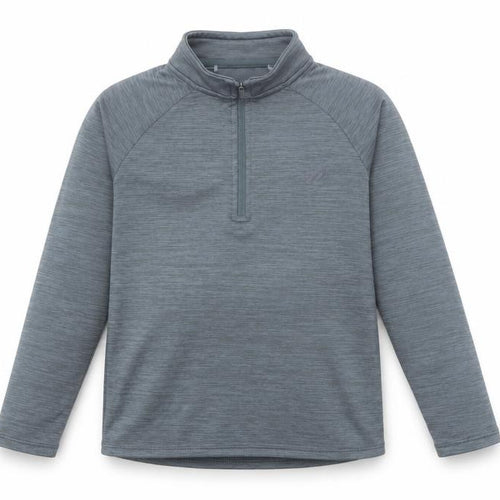 Dunnes Stores Boys Grey 1/4 Zip Long Sleeve Activewear Top 8-9 Years