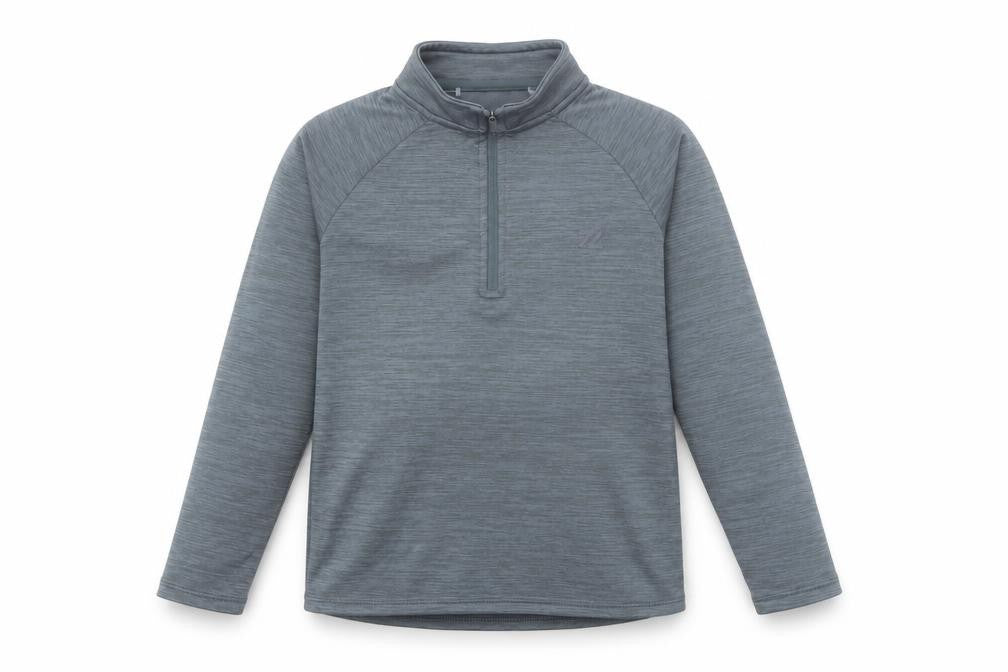 Dunnes Stores Boys Grey 1/4 Zip Long Sleeve Activewear Top 8-9 Years