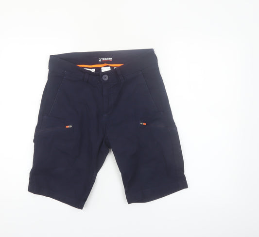 Tribord Men's Blue Cargo Shorts Size S Regular Fit