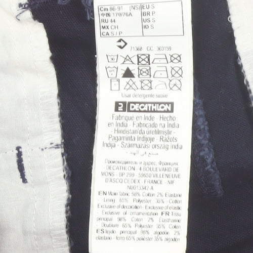 Tribord Men's Blue Cargo Shorts Size S Regular Fit