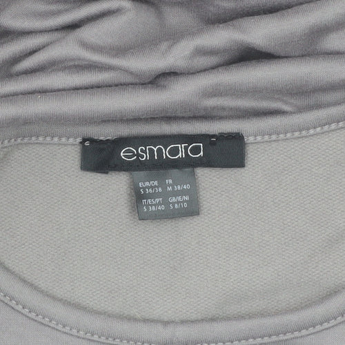 Esmara Women’s Grey Long Sleeve Jersey Top Size 8/10