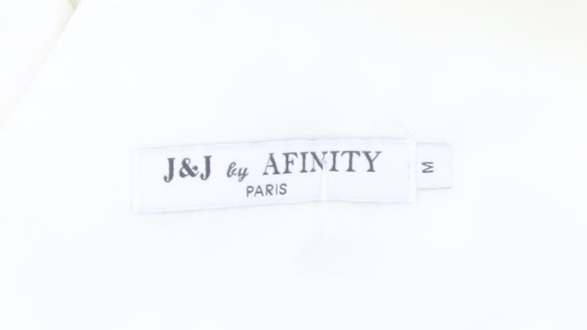 J&J by Afinty Paris Women's White Bodycon Sleeveless Dress M