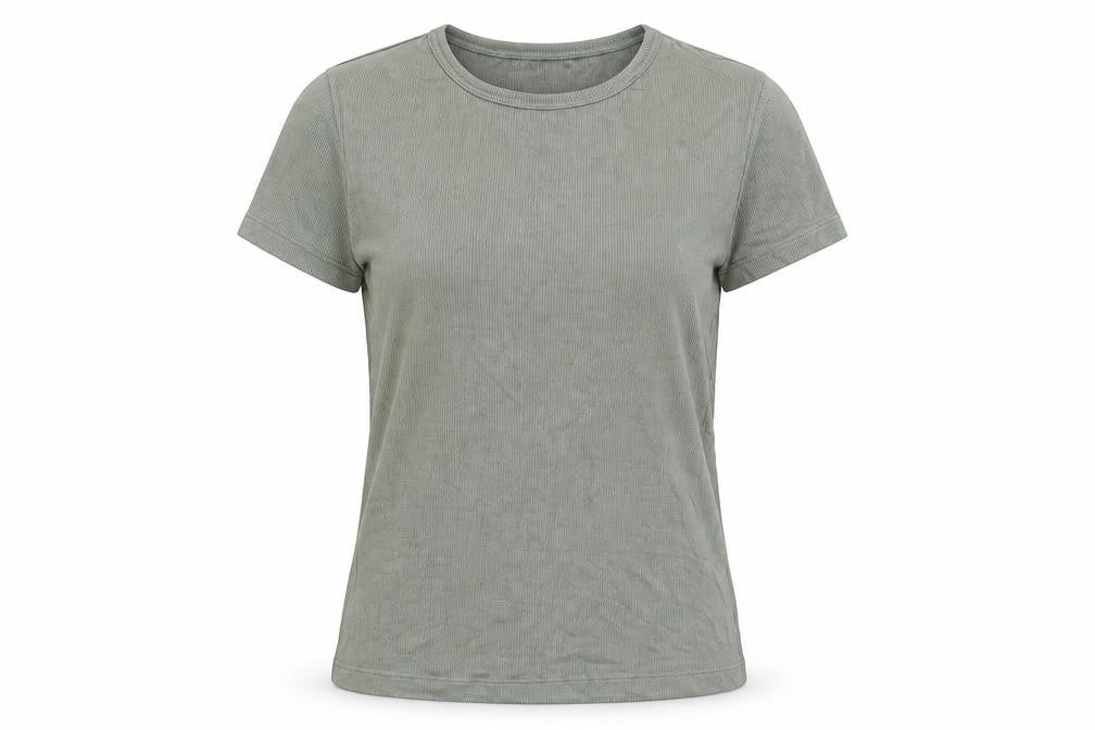 strteen Teens Green Slim Fit Short Sleeve Basic T-Shirt Size 10