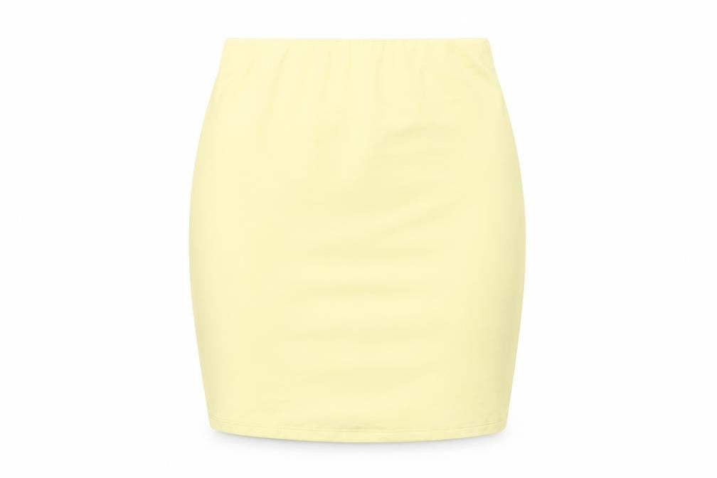Oh Polly Women's Yellow High Waisted Pencil Skirt Size 6