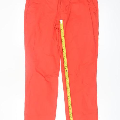 Calvin Klein Golf Men's Red Chino Trousers W32 L31 Cotton Blend