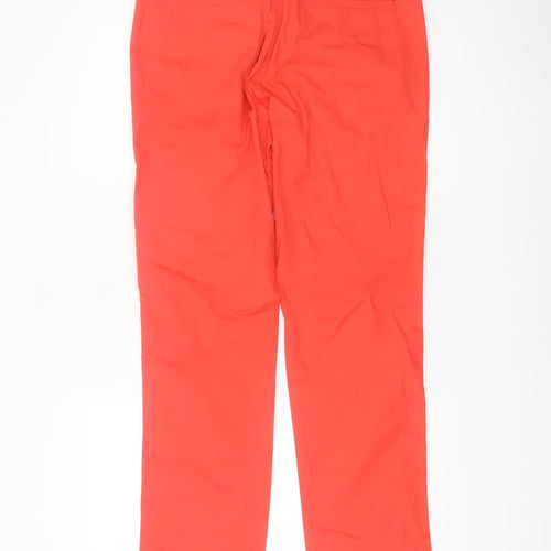 Calvin Klein Golf Men's Red Chino Trousers W32 L31 Cotton Blend