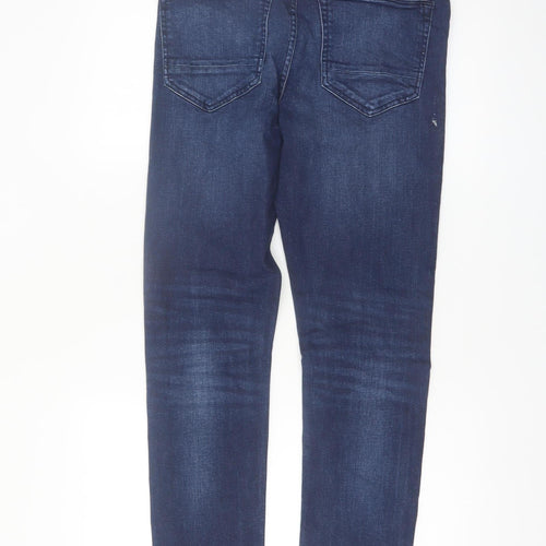 Burton Menswear Blue Slim Fit Stretch Skinny Jeans 32R