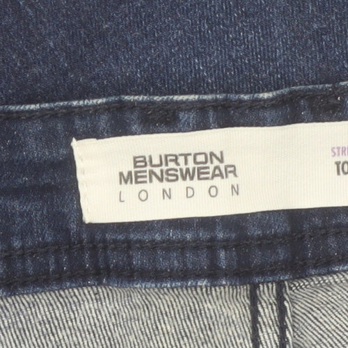 Burton Menswear Blue Slim Fit Stretch Skinny Jeans 32R