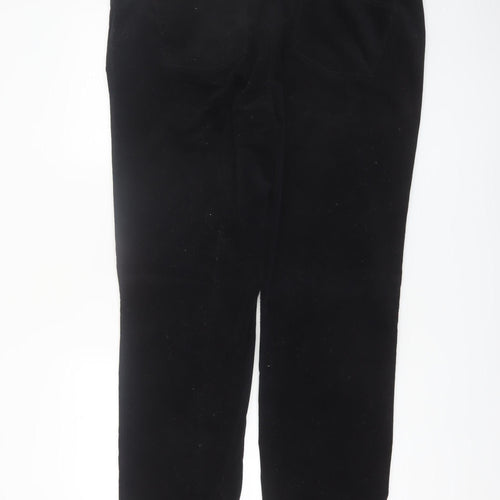 Marks and Spencer Women's Black Size 20 Long Straight Trousers