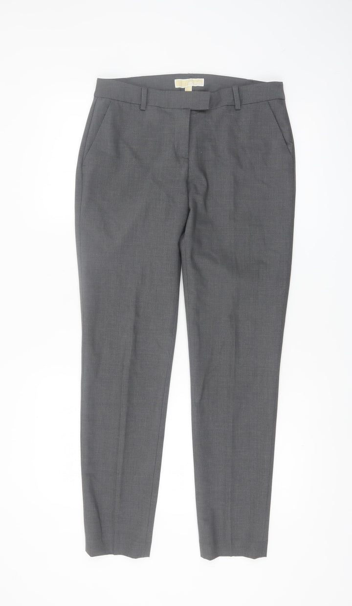 Michael Kors Womens Grey Slim Fit Dress Pants Size 4