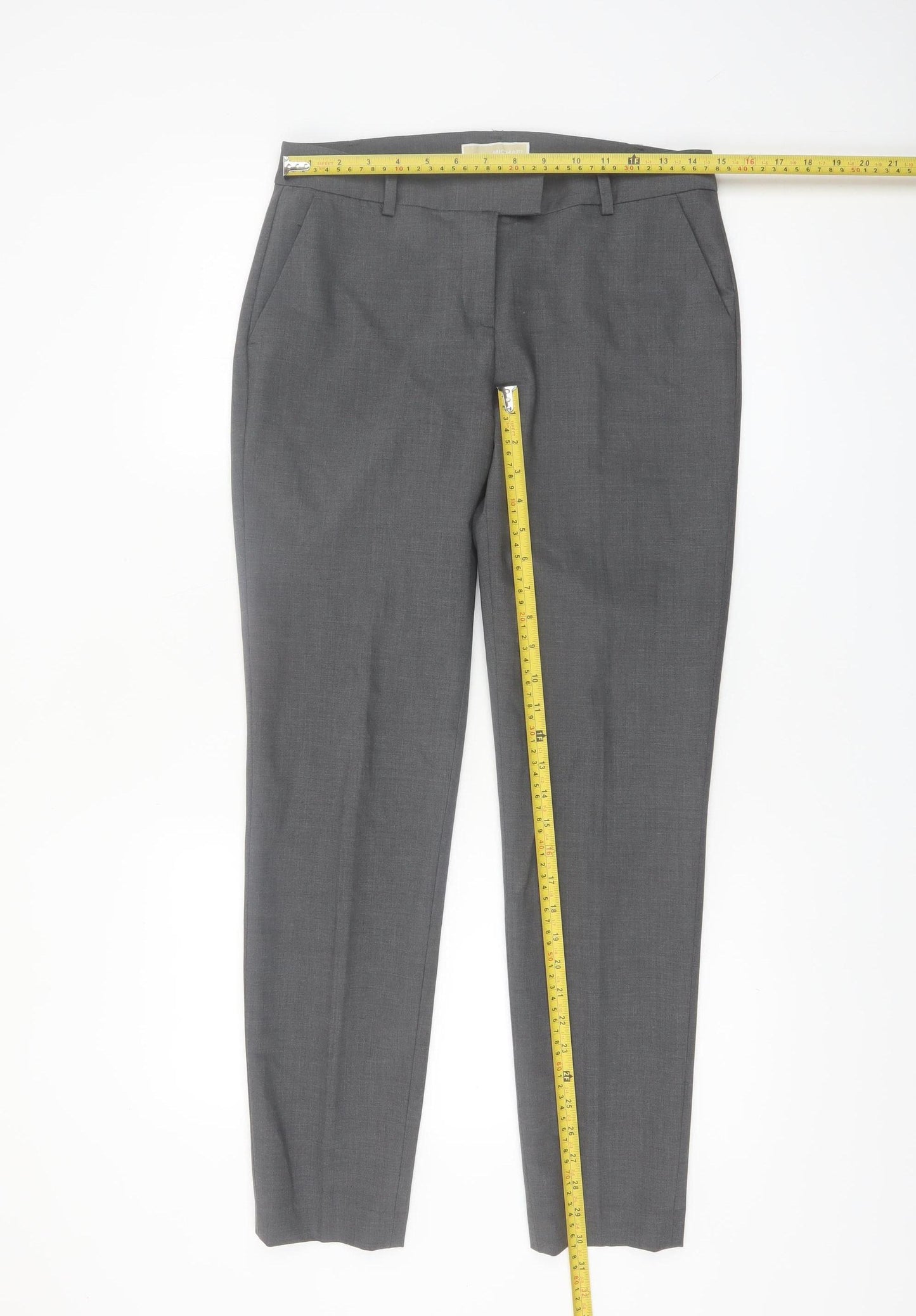 Michael Kors Womens Grey Slim Fit Dress Pants Size 4