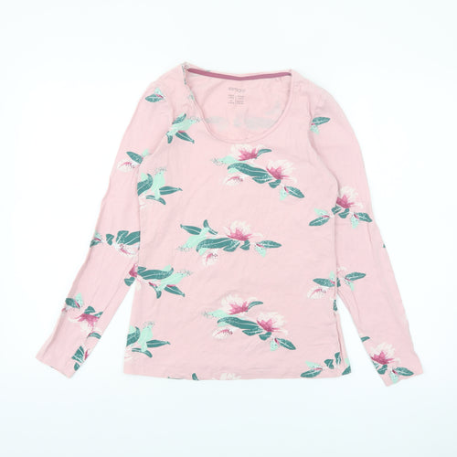 Esmara Womens Pink Floral Long Sleeve T-Shirt Size S 8/10