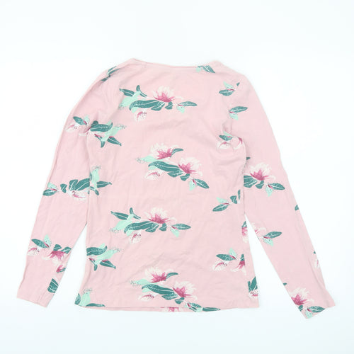 Esmara Womens Pink Floral Long Sleeve T-Shirt Size S 8/10