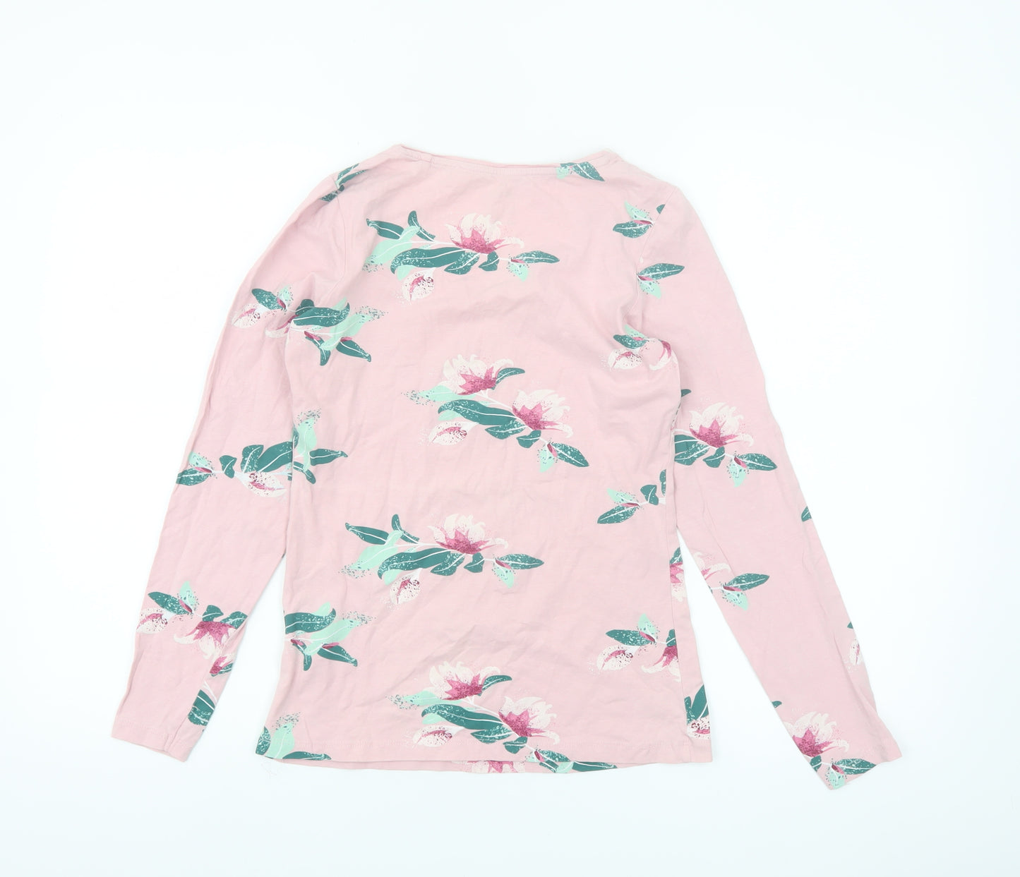 Esmara Womens Pink Floral Long Sleeve T-Shirt Size S 8/10