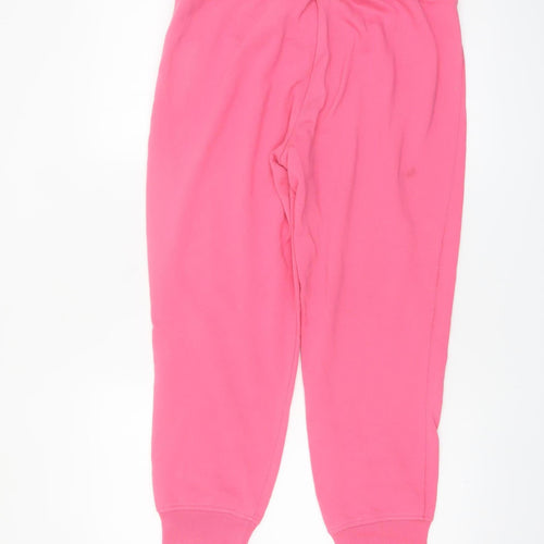 GAP Women’s Pink Jogger Sweatpants M Fleece Cotton Comfort Fit