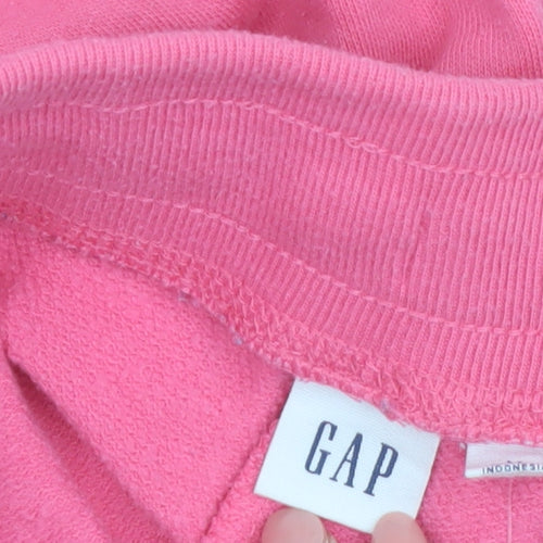 GAP Women’s Pink Jogger Sweatpants M Fleece Cotton Comfort Fit