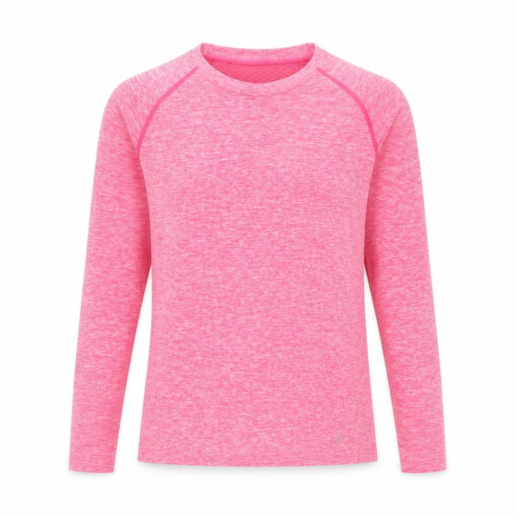 Dunnes Stores Womens Bright Pink Long Sleeve Active T-Shirt Size M