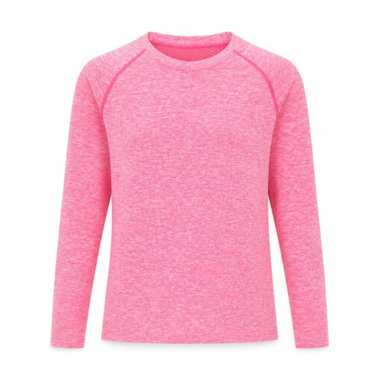 Dunnes Stores Womens Bright Pink Long Sleeve Active T-Shirt Size M
