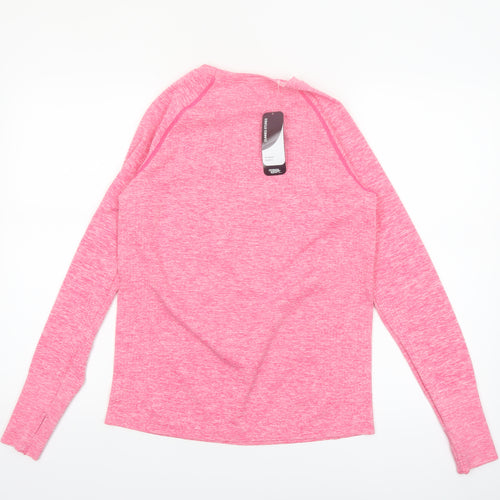 Dunnes Stores Womens Bright Pink Long Sleeve Active T-Shirt Size M