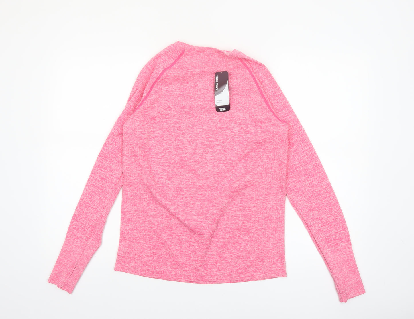 Dunnes Stores Womens Bright Pink Long Sleeve Active T-Shirt Size M