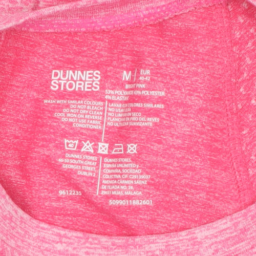 Dunnes Stores Womens Bright Pink Long Sleeve Active T-Shirt Size M