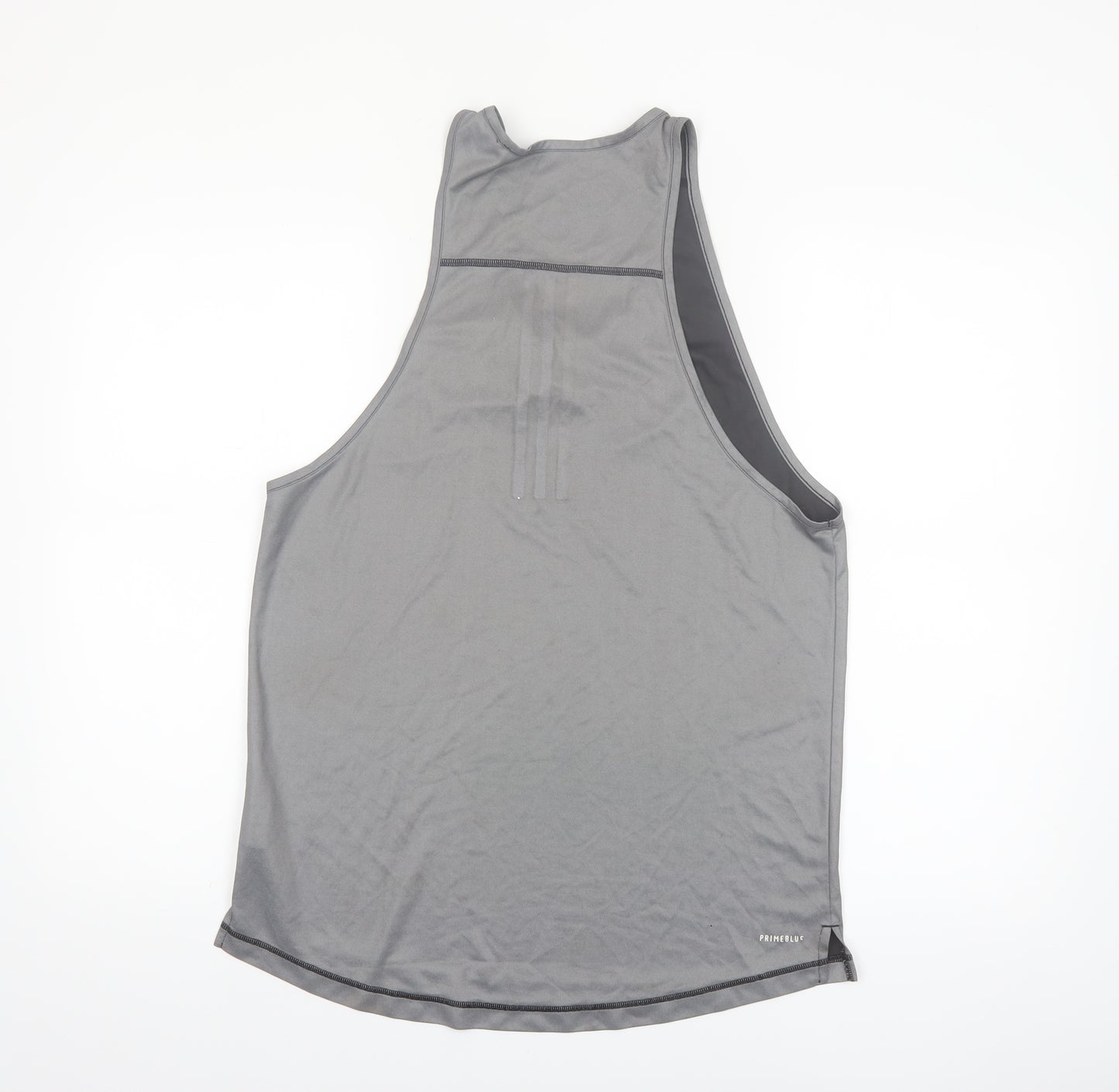 Adidas Men’s Grey Aeroready Primeblue Sleeveless Training Tank M