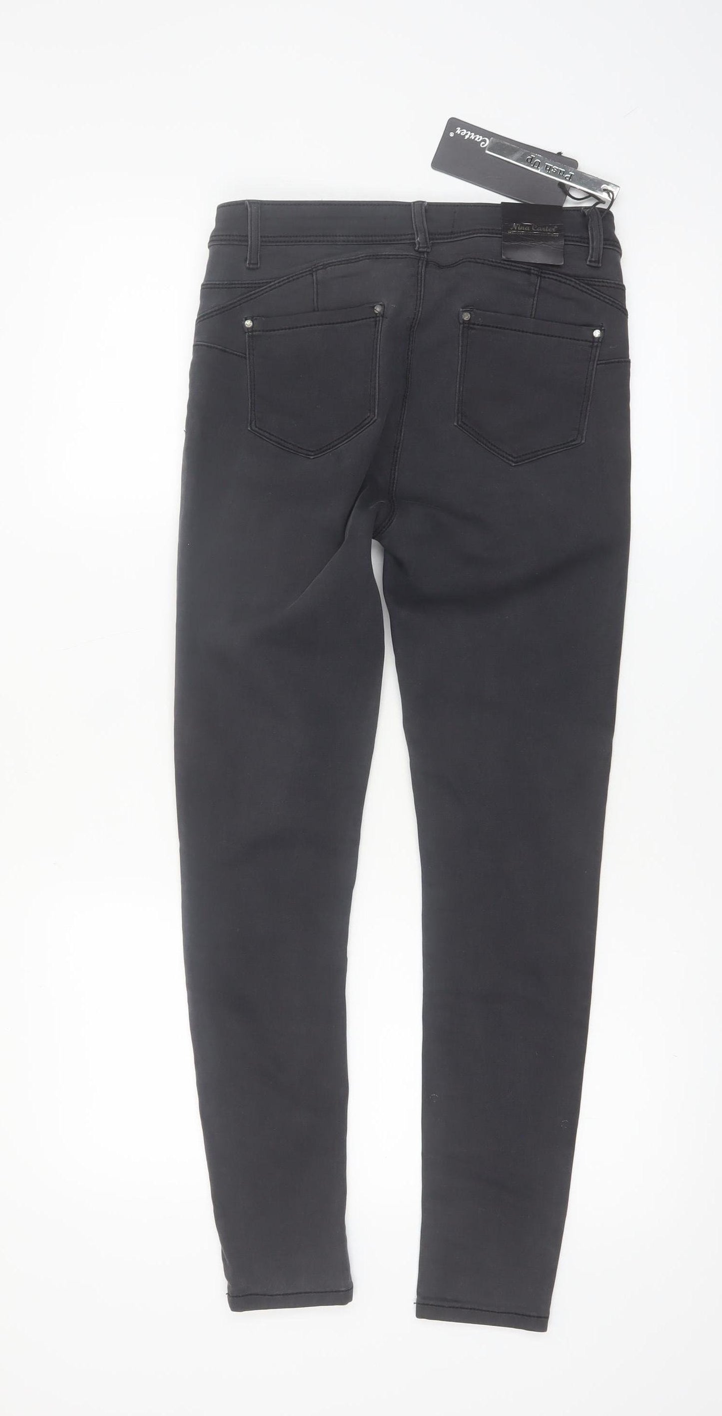 Nina Carter Women’s Black Skinny Stretch Jeans Size 12