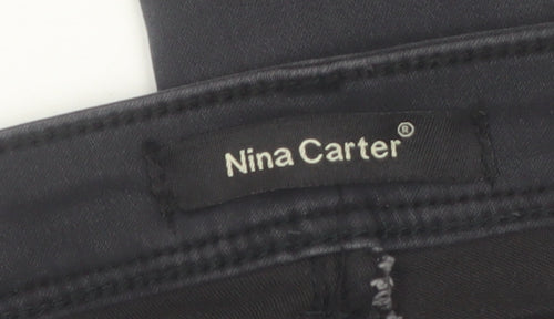 Nina Carter Women’s Black Skinny Stretch Jeans Size 12
