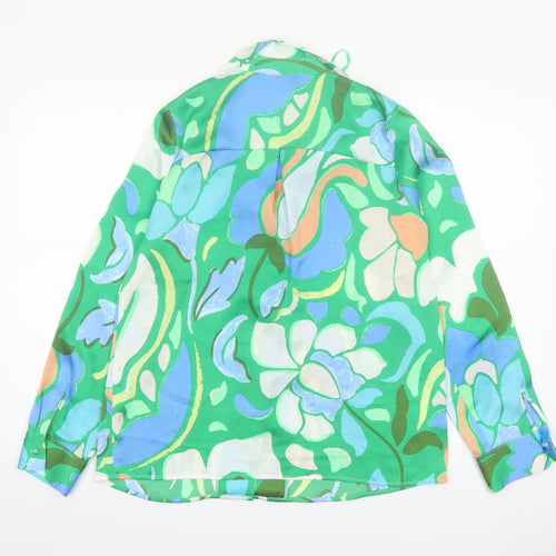 Gallery Women's Multicoloured Floral Blouse UK 10